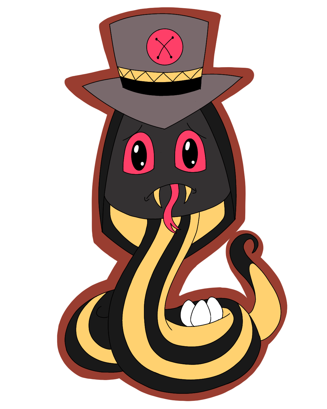 Snake Pentious Keyring