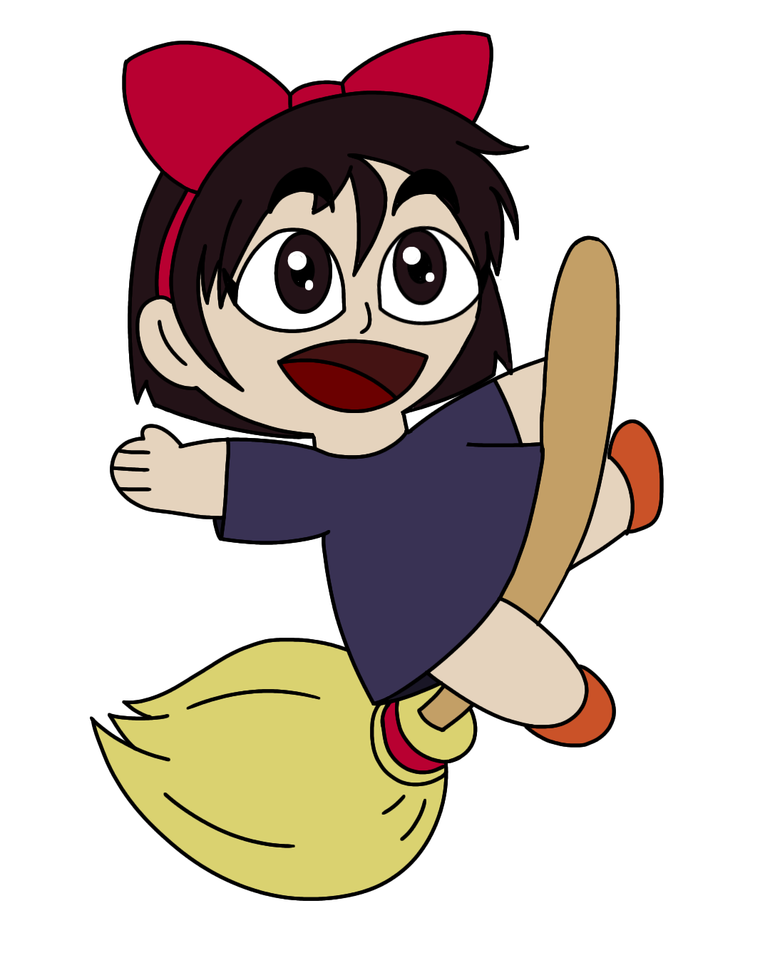 Chibi Kiki Keyring